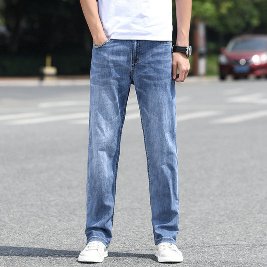 Herren Oversized Hose – Weit geschnittene, modische Straight Fit Freizeithose