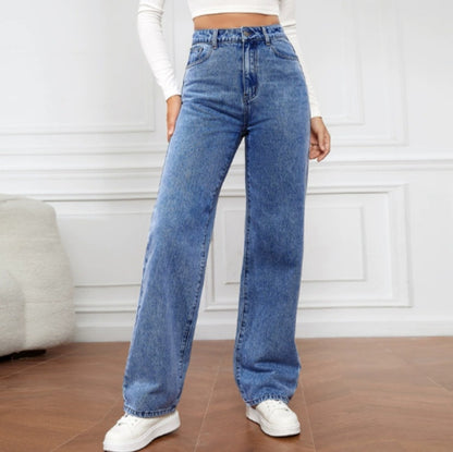 High Waist Straight-Leg Jeans – Klassisch, zeitlos & figurschmeichelnd