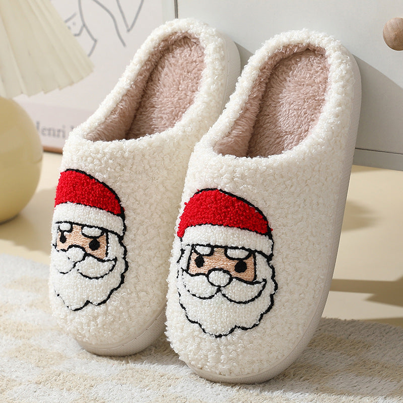 Weihnachts-Hausschuhe – Santa Furry Slippers | Unisex / Warm & Cozy