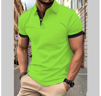 Herren Sommer Polo Shirt – Kurzarm, Business Casual, atmungsaktiv & elegant