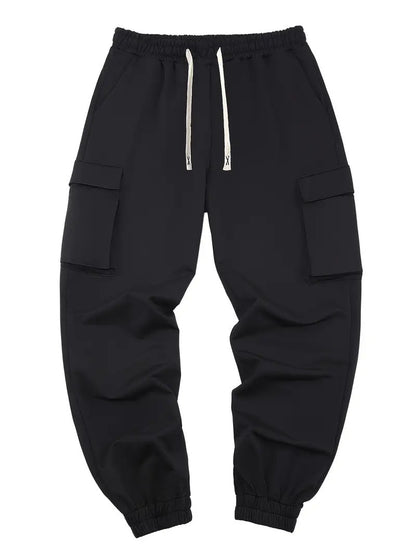 Herren Cargohose mit mehreren Taschen – Tapered Workwear Pants für Alltag & Freizeit