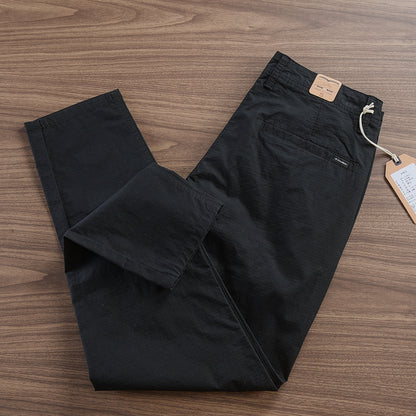 Sommer Herren Slim Fit Jogger – Atmungsaktive Hose mit elastischem Bund