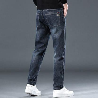 Herren Leichte Casual-Hose – Slim Straight Fit – Luftig & Bequem für Frühling & Sommer