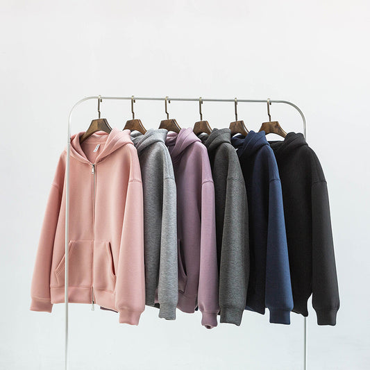 Leichter Damen Kapuzen Cardigan