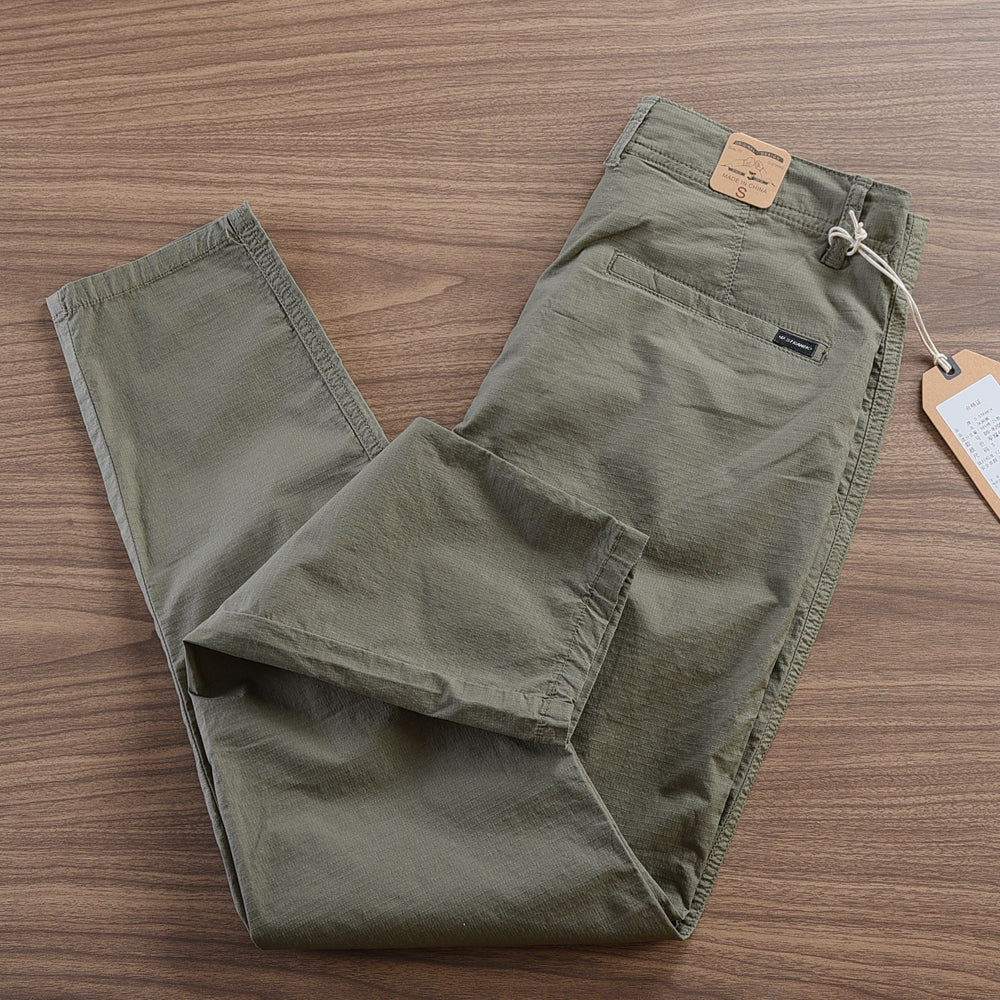 Sommer Herren Slim Fit Jogger – Atmungsaktive Hose mit elastischem Bund