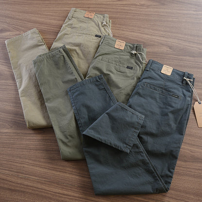 Sommer Herren Slim Fit Jogger – Atmungsaktive Hose mit elastischem Bund