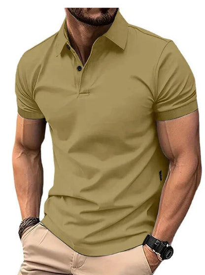 Herren Sommerhemd mit Knopfleiste – Lässiges Kurzarmshirt in Uni-Farben | Ideal für Alltag & Freizeit