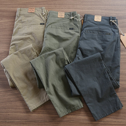 Sommer Herren Slim Fit Jogger – Atmungsaktive Hose mit elastischem Bund