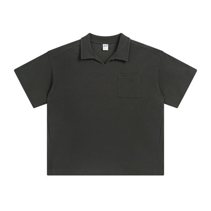 Herren Sommerhemd mit Reverskragen – Casual Kurzarmhemd im amerikanischen Stil