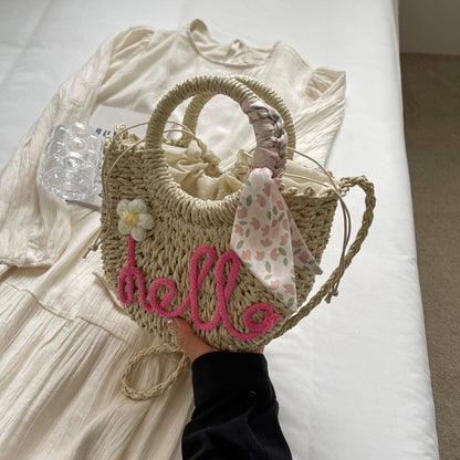 Strandtasche mit Print