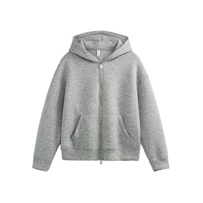 Leichter Damen Kapuzen Cardigan