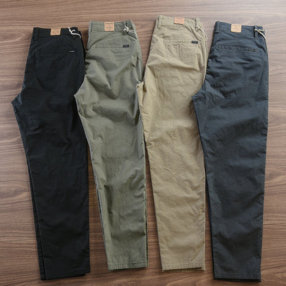 Sommer Herren Slim Fit Jogger – Atmungsaktive Hose mit elastischem Bund