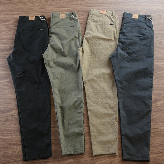 Sommer Herren Slim Fit Jogger – Atmungsaktive Hose mit elastischem Bund
