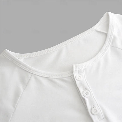 Herren Langarmshirt mit Henley-Kragen – Bequemes Basic Longsleeve aus Baumwolle – Ideal für Alltag & Freizeit