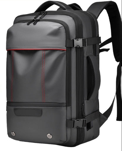 Vakuum-Rucksack für Damen & Herren – Komprimierbarer Reiserucksack mit USB & großem Volumen