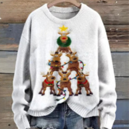 Weihnachts-Pullover Rentier
