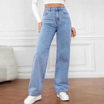 High Waist Straight-Leg Jeans – Klassisch, zeitlos & figurschmeichelnd