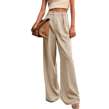 Weite Damen-Hose mit geradem Bein