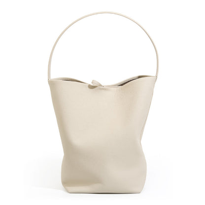 Große Bucket-Bag aus Kunstleder