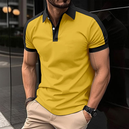 Herren Sommer Polo Shirt – Kurzarm, Business Casual, atmungsaktiv & elegant