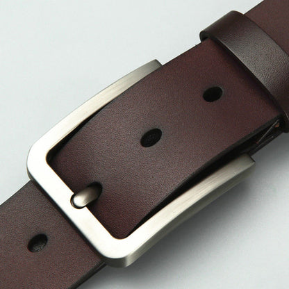 Echter Leder-Gürtel für Herren – Rindsleder mit Dornschließe & klassischem Design