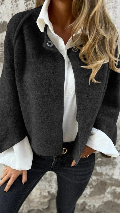 Cashmere-Look Batwing-Cardigan