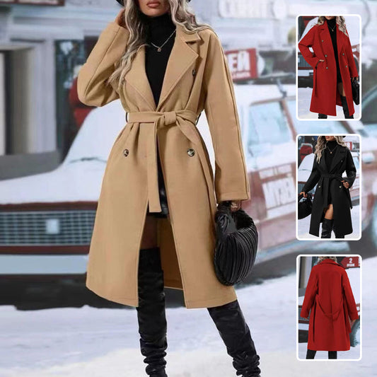 Eleganter Trenchcoat mit Gürtel