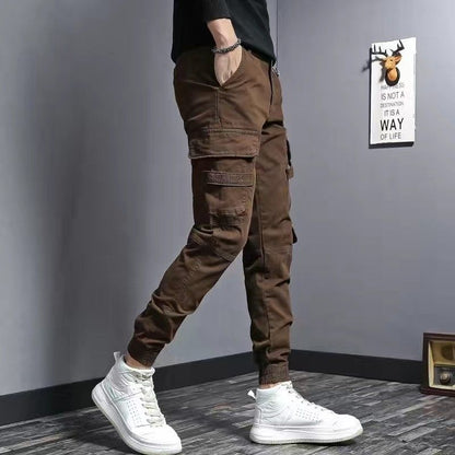 Herren Slim Fit Jeans in Kaffee-Braun – Elastisch & Robust – Alltagstauglich & Stylisch