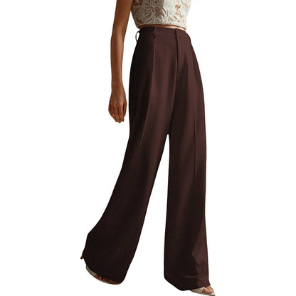 Weite Damen-Hose mit geradem Bein
