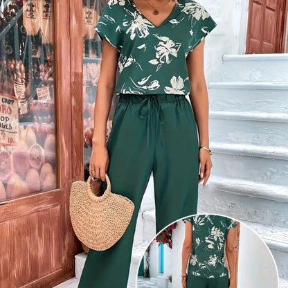 Modisches Zweiteiler-Set mit Print