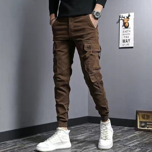 Herren Slim Fit Jeans in Kaffee-Braun – Elastisch & Robust – Alltagstauglich & Stylisch