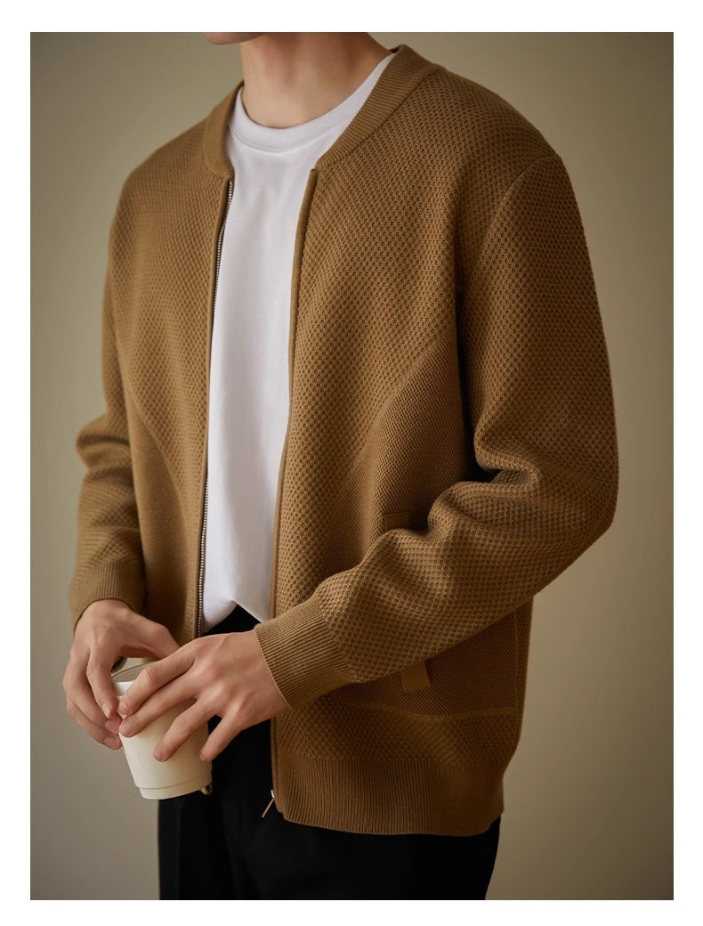 Herren Strick-Cardigan mit Wollanteil – Lässig, warm & stylisch für Herbst und Winter