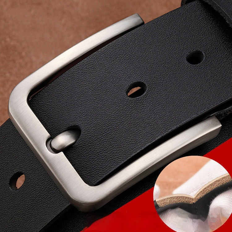 Echter Leder-Gürtel für Herren – Rindsleder mit Dornschließe & klassischem Design