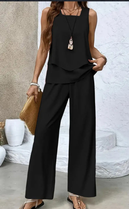 Leichtes Print-Zweiteiler-Set